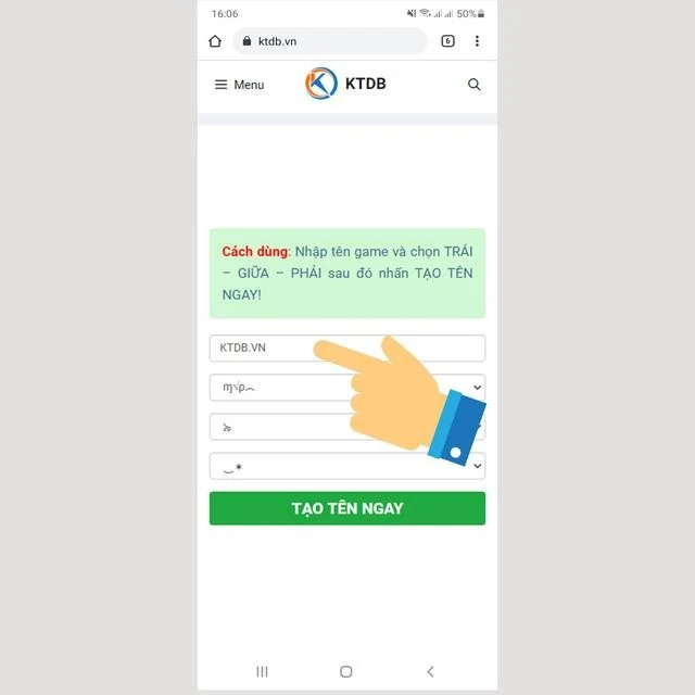 Phần mềm tạo kí tự đặc biệt KTDB.VN được giới trẻ yêu thích