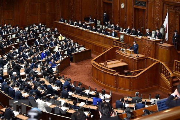 Quốc hội Nhật Bản thông qua dự luật sửa đổi Hiến pháp