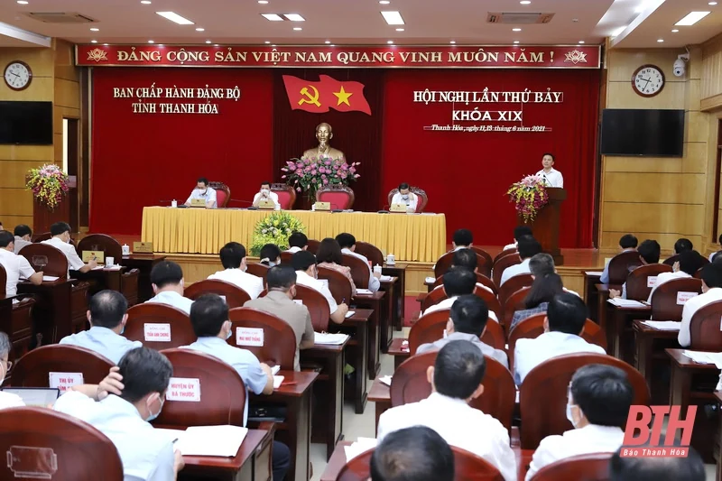 Hội nghị Ban Chấp hành Đảng bộ tỉnh lần thứ VII: Cho ý kiến vào các chương trình và kế hoạch hành động thực hiện Nghị quyết Đại hội Đảng bộ tỉnh lần thứ XIX