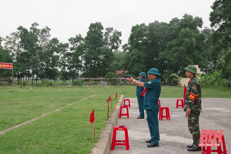 Ban CHQS huyện Thiệu Hóa thực hiện tốt nhiệm vụ quân sự - quốc phòng địa phương