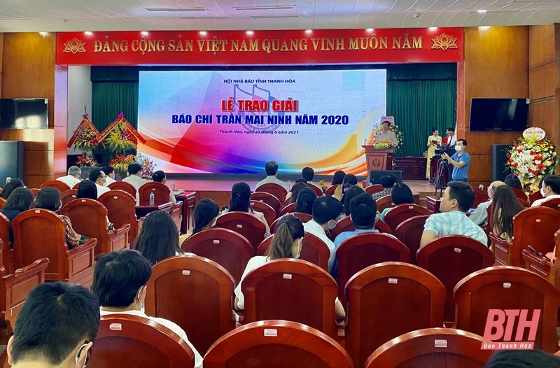 Lễ trao giải báo chí Trần Mai Ninh năm 2020 
