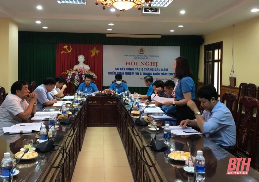 Cụm thi đua số 3 LĐLĐ tỉnh chăm lo, bảo vệ quyền, lợi ích hợp pháp, chính đáng cho người lao động