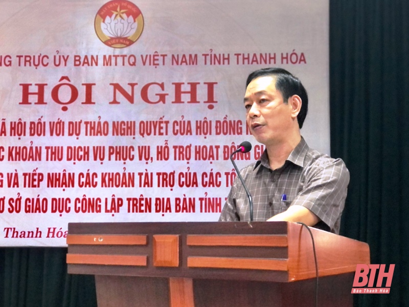 Phản biện xã hội với Dự thảo Nghị quyết của HĐND tỉnh quy định các khoản thu dịch vụ đối với các cơ sở giáo dục công lập
