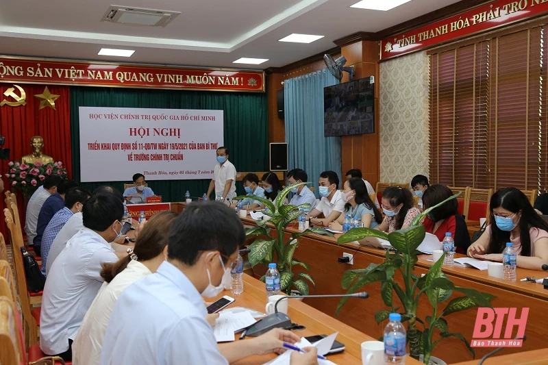 Triển khai thực hiện Quy định số 11-QĐ/TW của Ban Bí thư Trung ương Đảng về trường chính trị chuẩn