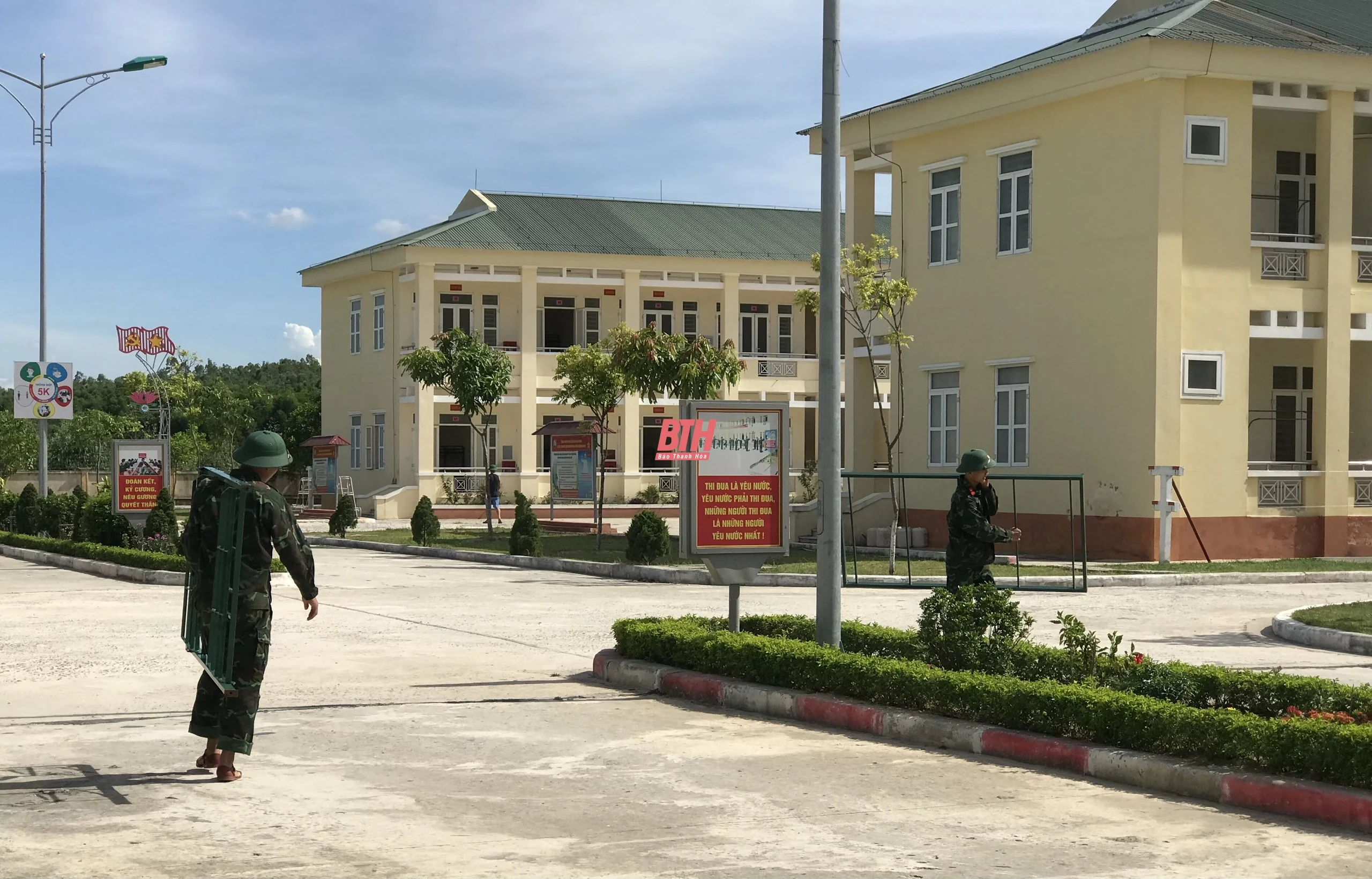 Trung đoàn 270 (Sư đoàn 341) bảo đảm điều kiện cách ly công dân phòng chống dịch COVID-19
