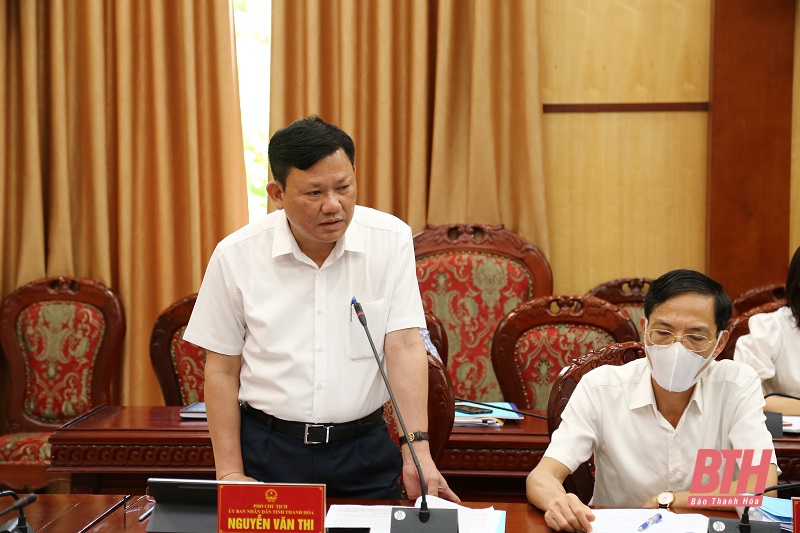 UBND tỉnh Thanh Hoá thảo luận về chương trình nâng cao chất lượng y tế, giáo dục giai đoạn 2021-2025