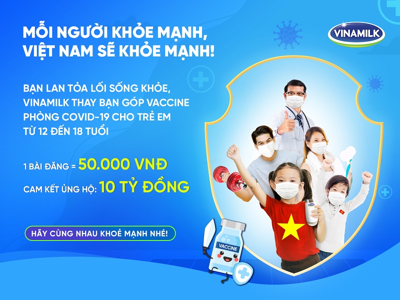 Chỉ cần một việc làm đơn giản, bạn đã góp v accine cho trẻ em để phòng COVID-19