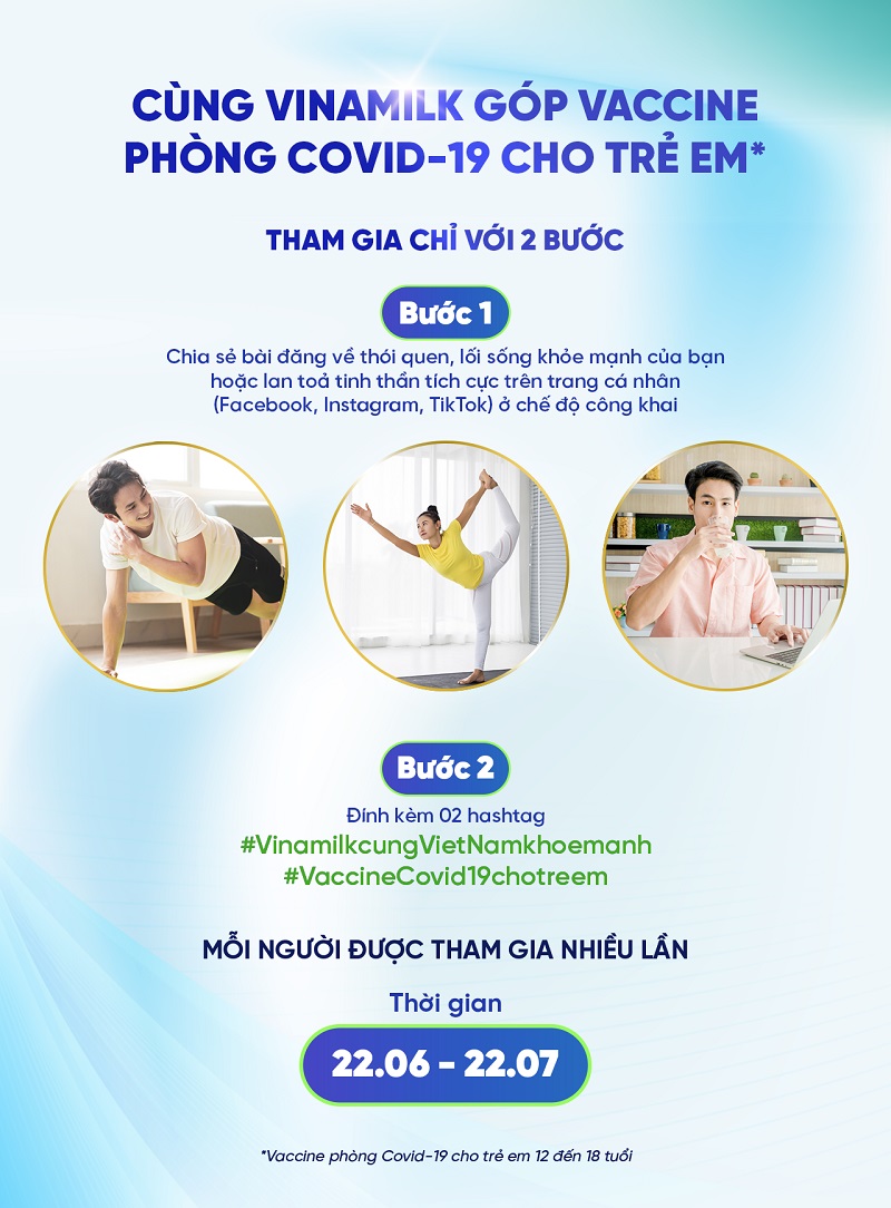 Chỉ cần một việc làm đơn giản, bạn đã góp v accine cho trẻ em để phòng COVID-19