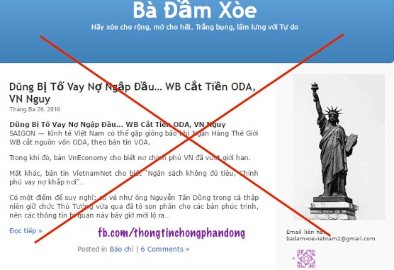 Phạt tù blogger “Bà Đầm Xòe” về hành vi tuyên truyền chống Nhà nước