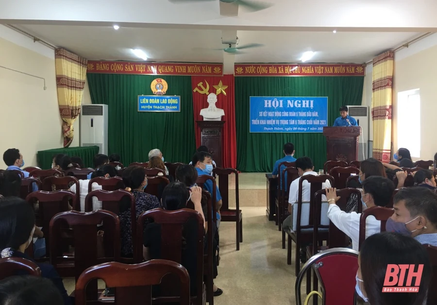 LĐLĐ huyện Thạch Thành đẩy mạnh hoạt động chăm lo, bảo vệ quyền, lợi ích cho người lao động