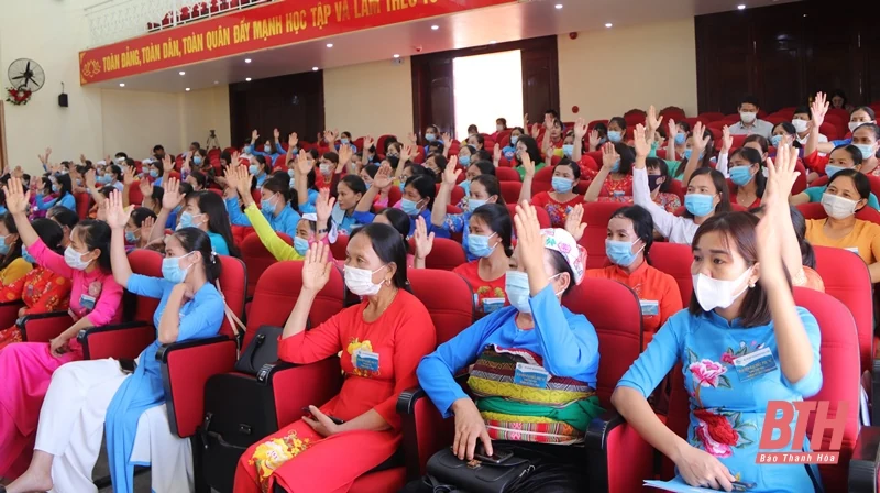 Hoàn thành Đại hội đại biểu phụ nữ cấp huyện và đơn vị trực thuộc trong tháng 7-2021