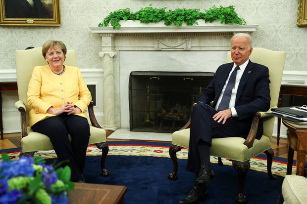 Thủ tướng Đức Merkel thực hiện chuyến thăm Mỹ cuối cùng của nhiệm kỳ