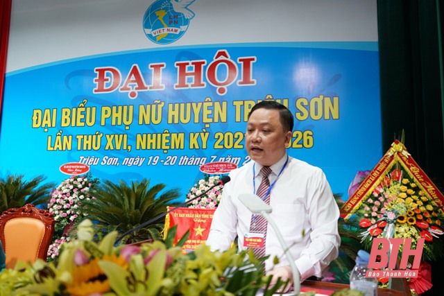 Đại hội đại biểu Hội Liên hiệp phụ nữ huyện Triệu Sơn lần thứ XVI