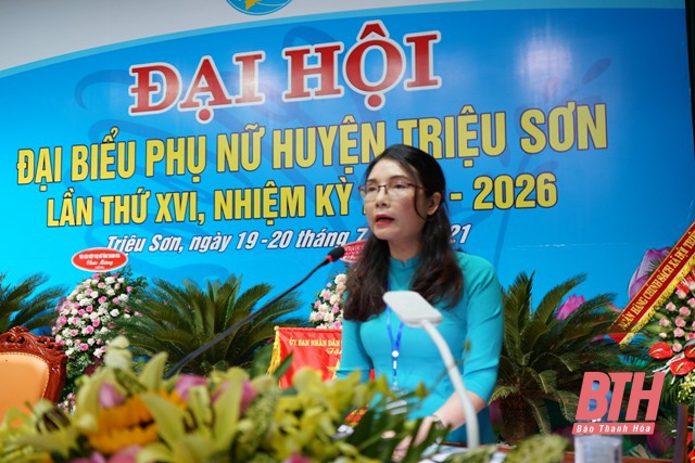 Đại hội đại biểu Hội Liên hiệp phụ nữ huyện Triệu Sơn lần thứ XVI