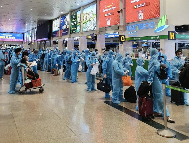 Bamboo Airways phối hợp đưa người lao động Thanh Hóa từ TP Hồ Chí Minh về quê miễn phí