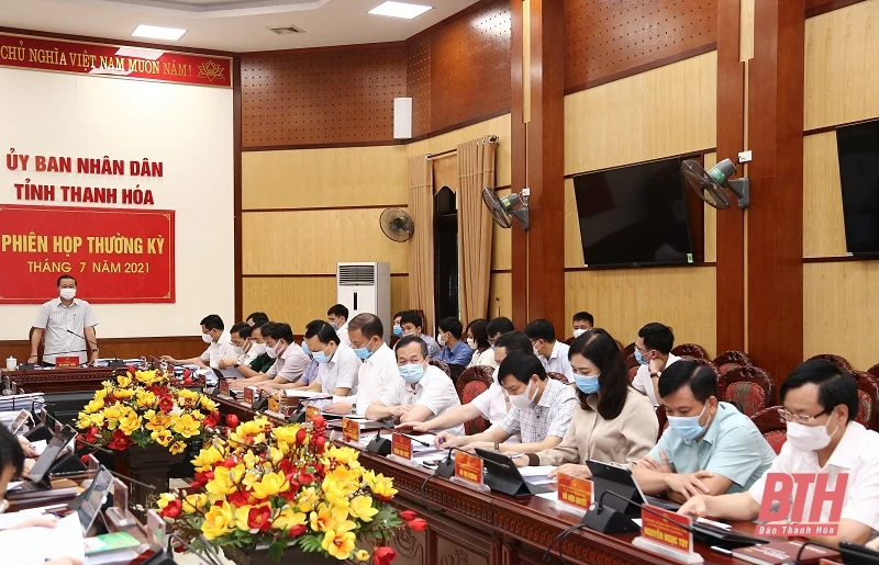 UBND tỉnh họp thường kỳ tháng 7-2021: Thảo luận nhiều nội dung liên quan đến phát triển kinh tế - xã hội