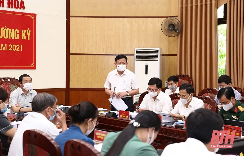 UBND tỉnh họp thường kỳ tháng 7-2021: Thảo luận nhiều nội dung liên quan đến phát triển kinh tế - xã hội