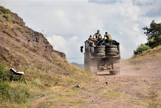 Biên phòng Nga được triển khai tới biên giới Armenia-Azerbaijan