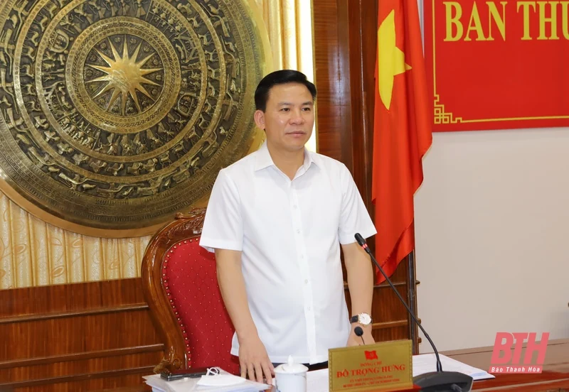 Ban Thường vụ Tỉnh ủy Thanh Hóa thảo luận, quyết định nhiều nội dung cơ chế, chính sách liên quan đến sự phát triển của tỉnh