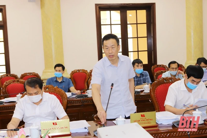 Ban Thường vụ Tỉnh ủy Thanh Hóa thảo luận, quyết định nhiều nội dung cơ chế, chính sách liên quan đến sự phát triển của tỉnh