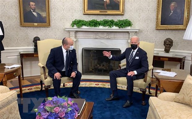 Tổng thống Mỹ Joe Biden hội đàm với Thủ tướng Israel tại Nhà Trắng