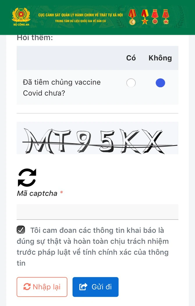 5 bước đơn giản để khai báo y tế qua phần mềm quản lý di biến động dân cư khi qua các chốt kiểm soát dịch
