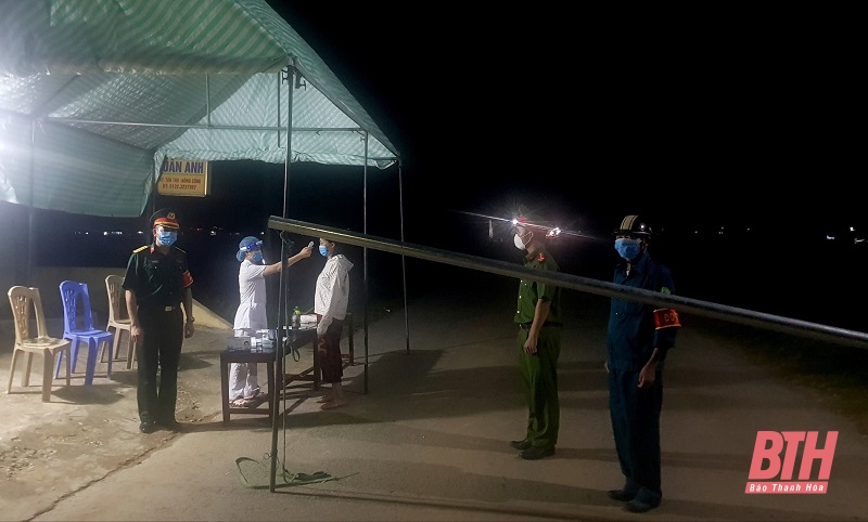 Trắng đêm phòng, chống dịch ở Nông Cống