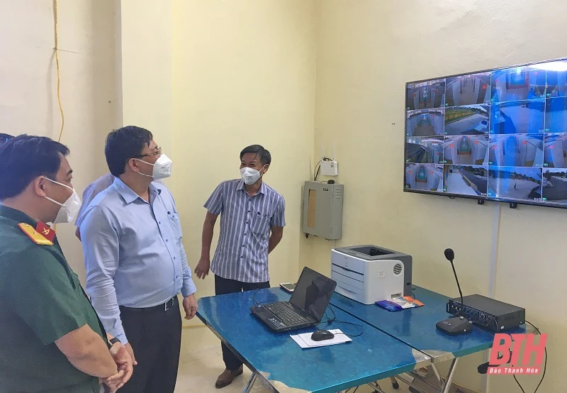 Phó Chủ tịch UBND tỉnh Mai Xuân Liêm kiểm tra công tác phòng, chống dịch COVID-19 tại huyện Thọ Xuân
