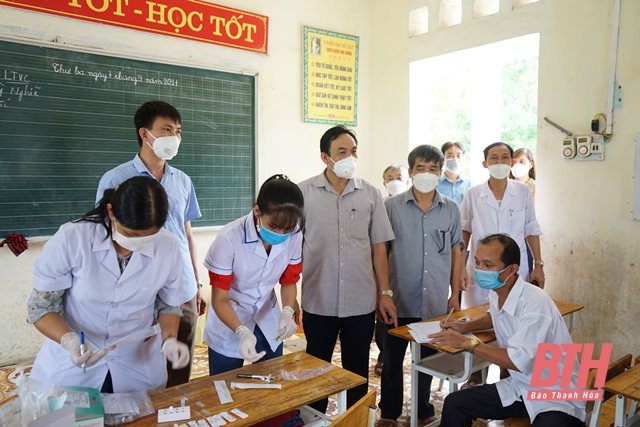 Huyện Triệu Sơn xét nghiệm tầm soát COVID-19 cho trên 30.000 người