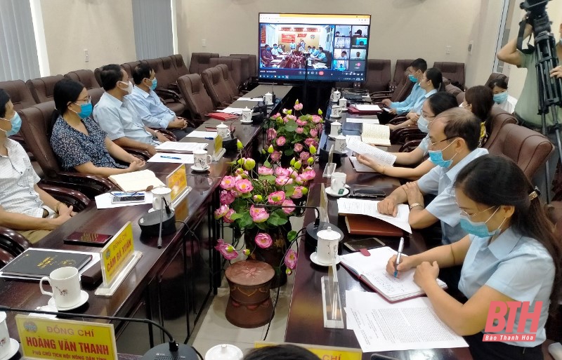 Hội Nông dân tỉnh tổ chức Hội nghị báo cáo viên bằng hình thức trực tuyến