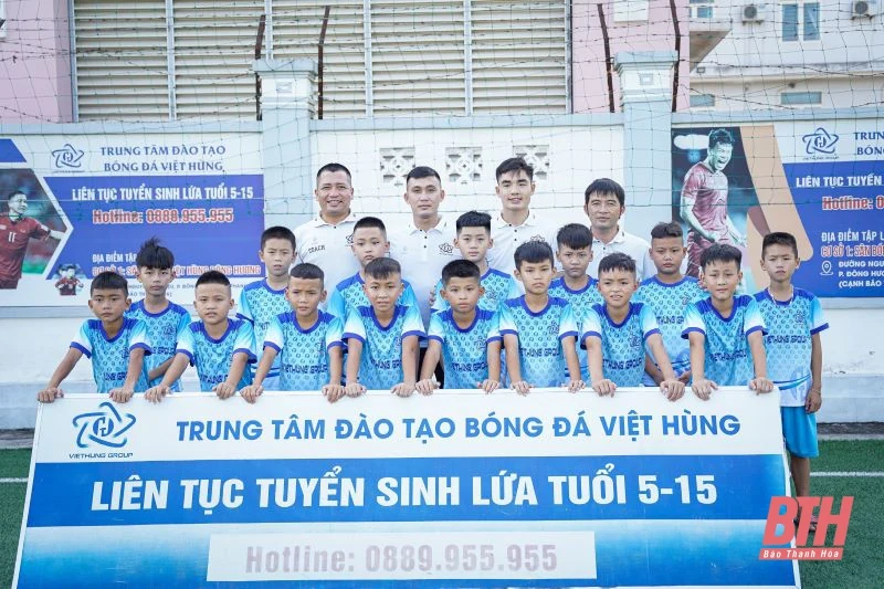 U10 Việt Hùng tích cực chuẩn bị cho giải U11 toàn quốc năm 2022