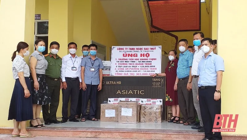 Các doanh nghiệp ủng hộ công tác phòng, chống dịch COVID-19