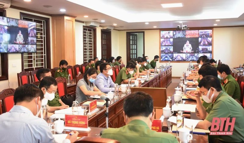 Bộ Công an: Tổ chức hội nghị trực tuyến công tác phối hợp kiểm tra, giám sát, thi hành kỷ luật của Đảng