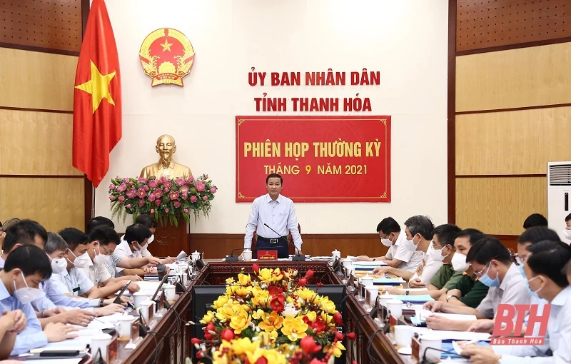 UBND tỉnh họp thường kỳ: Thảo luận, đánh giá tình hình kinh tế - xã hội 9 tháng năm 2021 và nhiều nội dung quan trọng khác