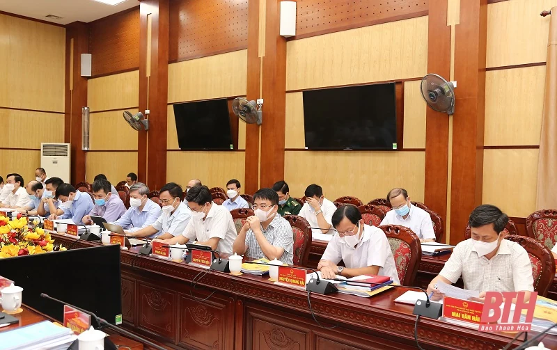 UBND tỉnh họp thường kỳ: Thảo luận, đánh giá tình hình kinh tế - xã hội 9 tháng năm 2021 và nhiều nội dung quan trọng khác