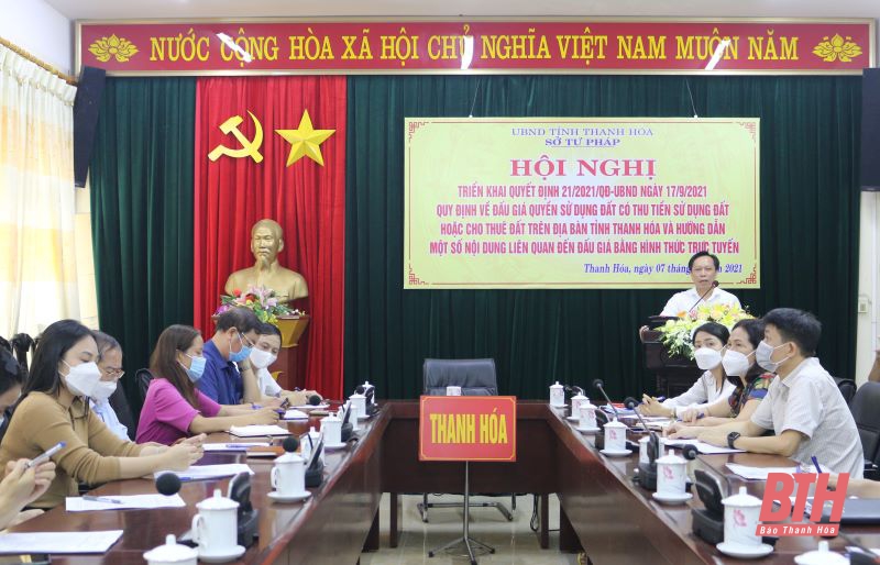 Triển khai quy định về đấu giá quyền sử dụng đất có thu tiền sử dụng đất hoặc cho thuê đất trên địa bàn tỉnh
