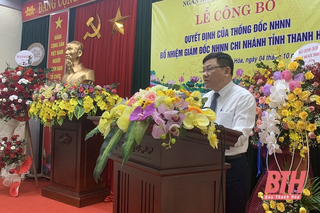 Ngân hàng Nhà nước chi nhánh tỉnh Thanh Hóa có Giám đốc mới