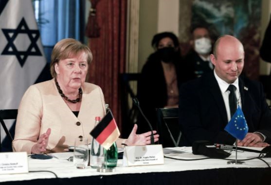 Thủ tướng Merkel khẳng định Đức coi trọng vấn đề an ninh của Israel