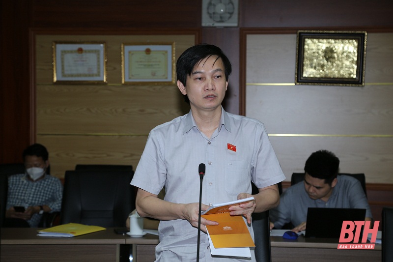 Đoàn ĐBQH tỉnh Thanh Hóa thảo luận về kết quả thực hiện kế hoạch phát triển kinh tế - xã hội năm 2021, công tác phòng chống dịch COVID-19