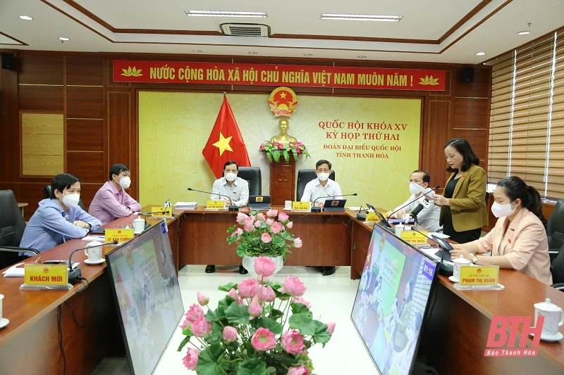 Đoàn ĐBQH tỉnh Thanh Hóa thảo luận về công tác phòng chống tội phạm và vi phạm pháp luật