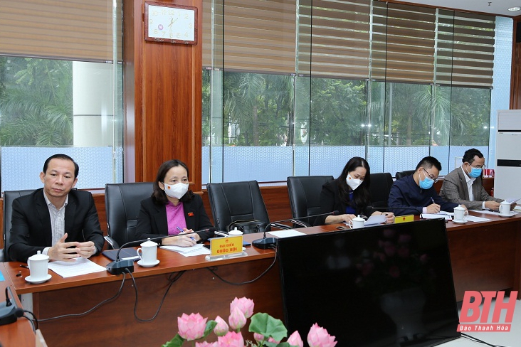 Đoàn ĐBQH tỉnh Thanh Hóa lấy ý kiến góp ý vào một số dự thảo luật sửa đổi