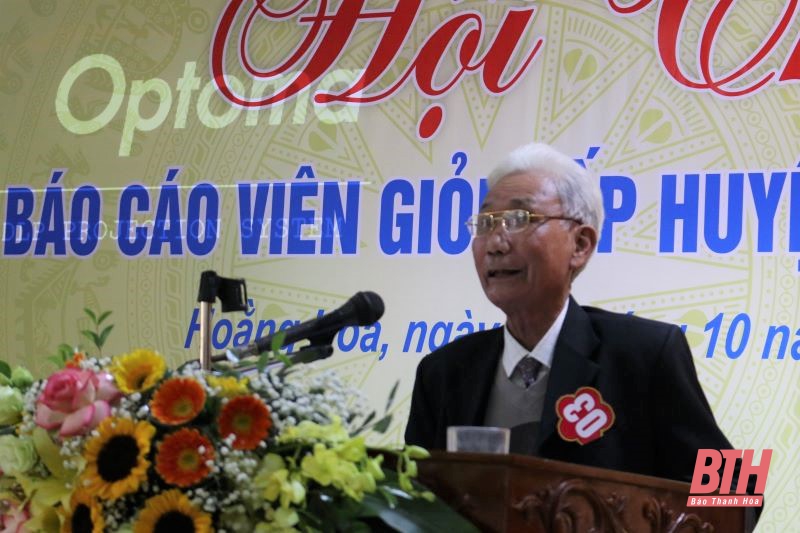 Huyện Hoằng Hóa tổ chức Hội thi báo cáo viên giỏi cấp huyện năm 2021
