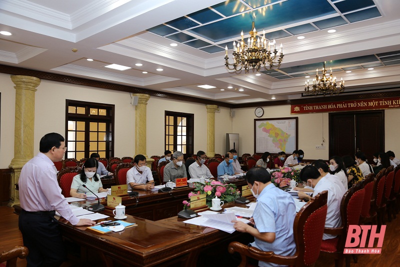 Thường trực Tỉnh ủy duyệt nội dung, chương trình Đại hội đại biểu phụ nữ tỉnh Thanh Hóa lần thứ XVIII, nhiệm kỳ 2021- 2026