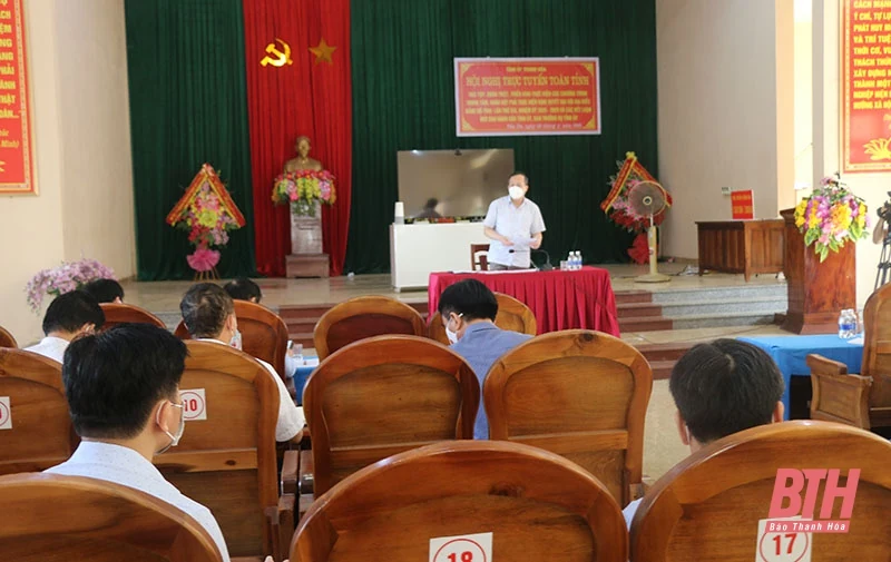 Tập trung khoanh vùng, khống chế dịch tại thị trấn Vân Du, huyện Thạch Thành