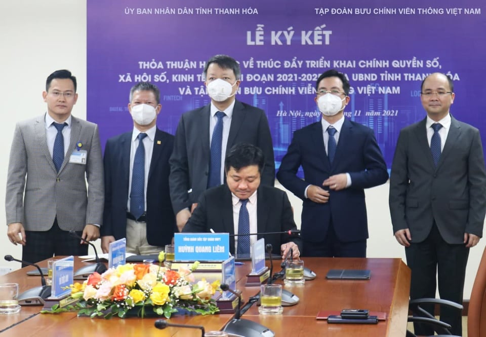 Ký kết thỏa thuận hợp tác giữa UBND tỉnh Thanh Hóa và Tập đoàn VNPT về thúc đẩy triển khai chính quyền số, xã hội số, kinh tế số