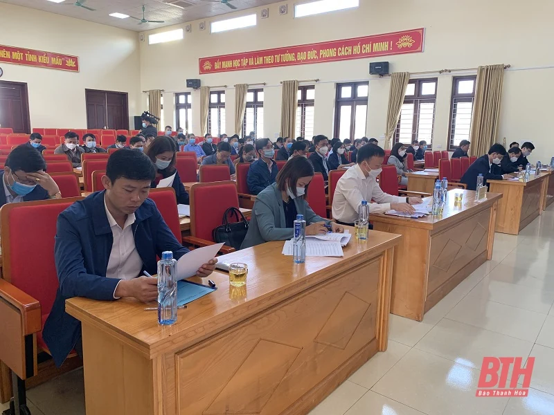 Tổ đại biểu HĐND tỉnh tiếp xúc cử tri huyện Nông Cống