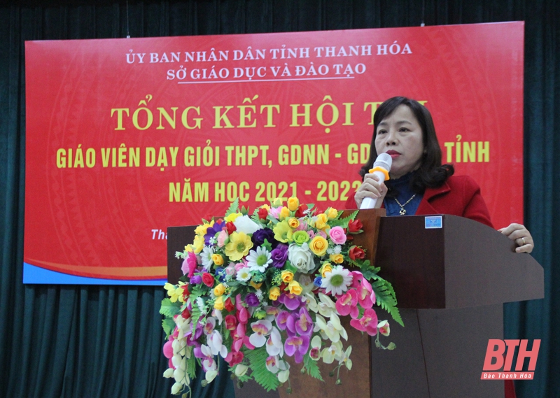 Thanh Hóa: 485 giáo viên THPT, 44 giáo viên GDNN - GDTX được công nhận giáo viên giỏi cấp tỉnh