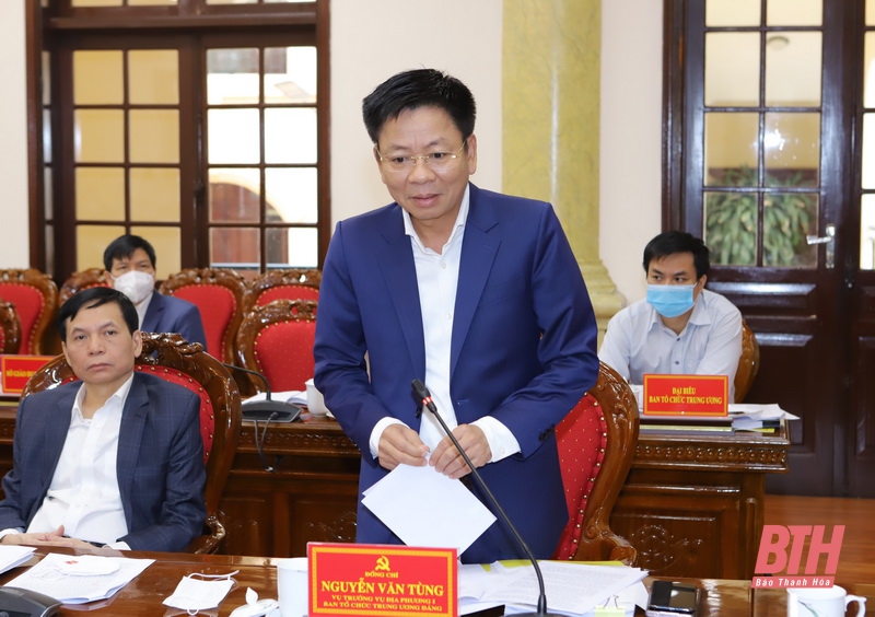 Đoàn khảo sát của Ban Chỉ đạo Trung ương làm việc với tỉnh Thanh Hóa về thực hiện quản lý biên chế