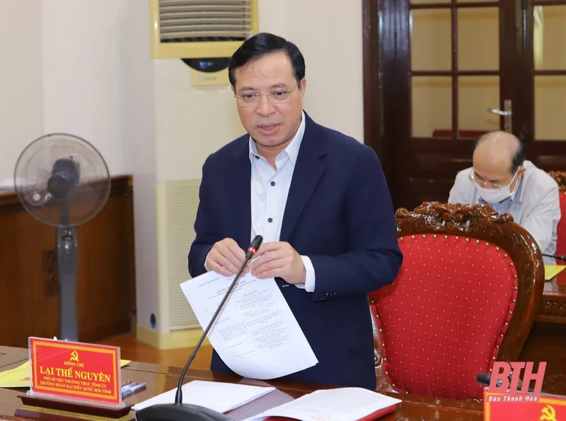 Đoàn khảo sát của Ban Chỉ đạo Trung ương làm việc với tỉnh Thanh Hóa về thực hiện quản lý biên chế