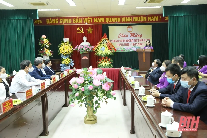 Phó Bí thư Thường trực Tỉnh ủy Lại Thế Nguyên chúc mừng kỷ niệm 91 năm ngày truyền thống Mặt trận tổ quốc Việt Nam